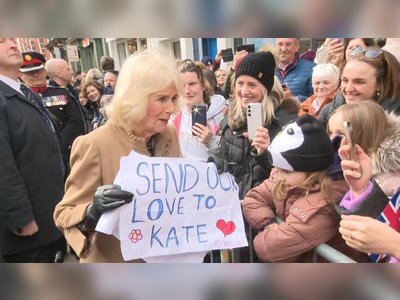 Kate 'will be thrilled', Queen Camilla says to well-wishers